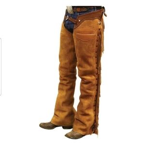 Men’s Roughout Cowhorse Ranch Chaps - Brown